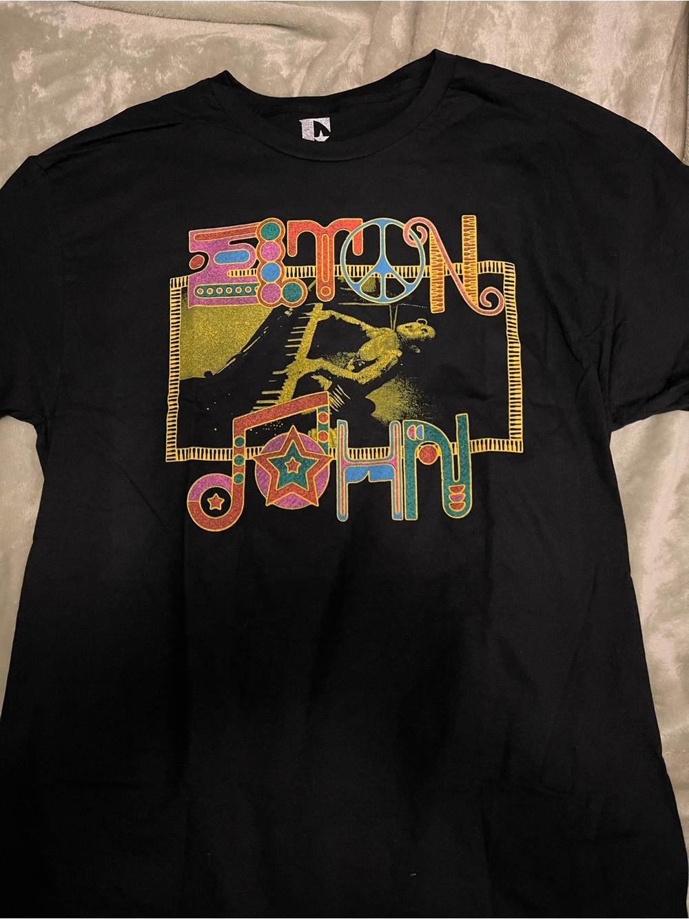 Elton John graphic shirt